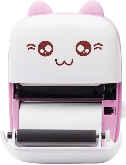 Black and White Thermal Printer White / Pink