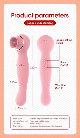 Female Stimulator 2in1 Vibration Suction