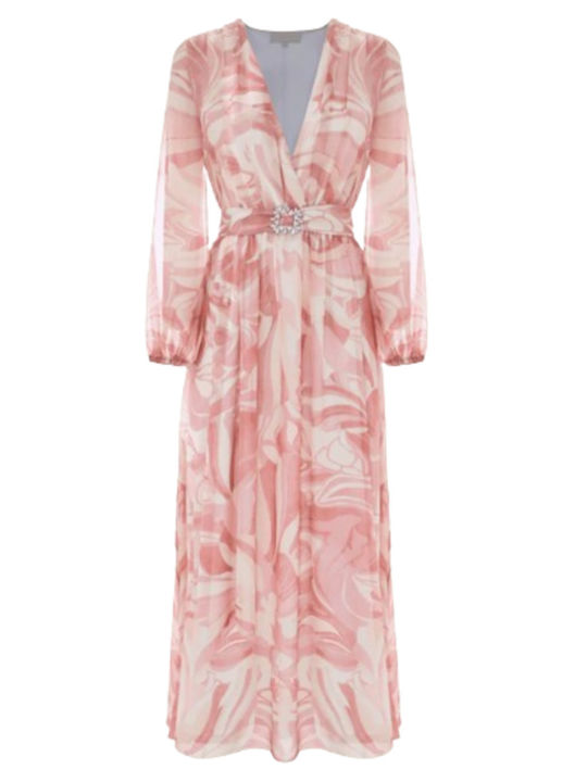 Maxi Damenkleid Für Hochzeit - Taufe Rosa