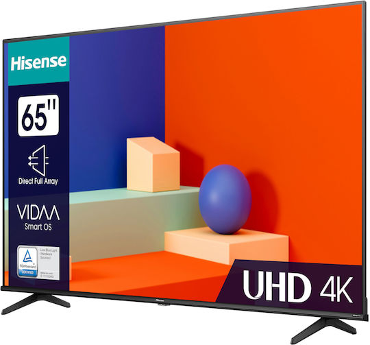 Hisense Smart Τηλεόραση 65" 4K UHD LED A6K HDR (2023) 65A6K