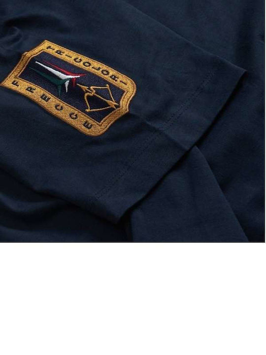 Aeronautica Militare T-shirt Bărbătesc cu Mânecă Scurtă Blue Navy