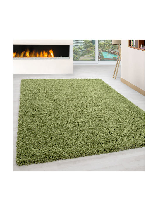 1500 Rug Rectangular Green