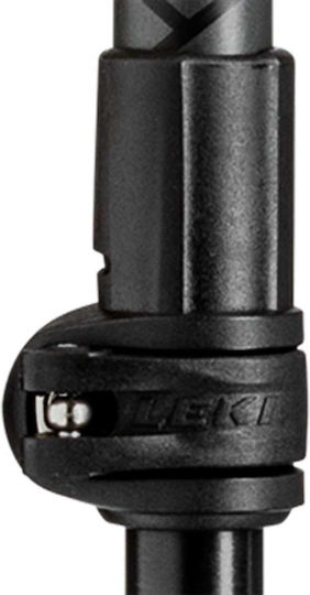 Leki Telescopic Aluminum Trekking Pole Black 274gr