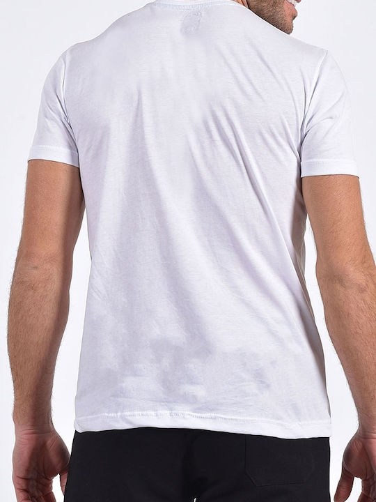 Clever Herren T-Shirt Kurzarm White