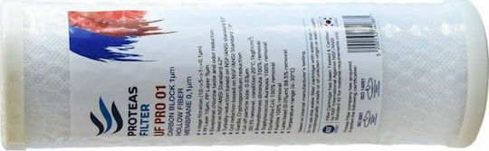 Proteas Filter Countertop and Under Sink Water Filter Replacement made of Activated Carbon 10" 0.1 μm