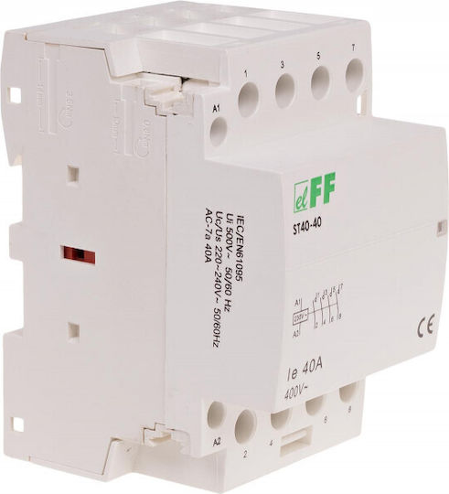 F&F Μεταγωγικός Διακόπτης Ράγας 230V 40A