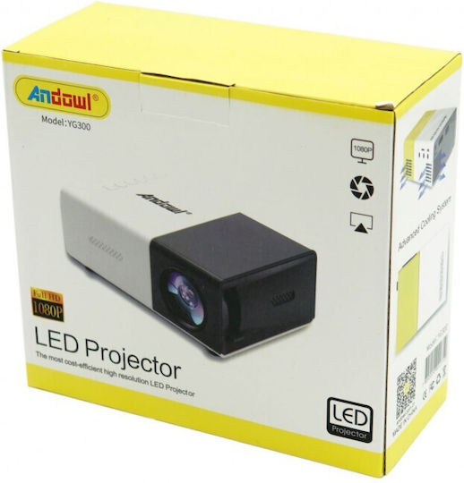 Andowl YG-300 Mini Projector LCD Λάμπας LED