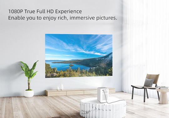 Mecool KP2 Projector LCD Λάμπας LED με Wi-Fi και Ενσωματωμένα Ηχεία