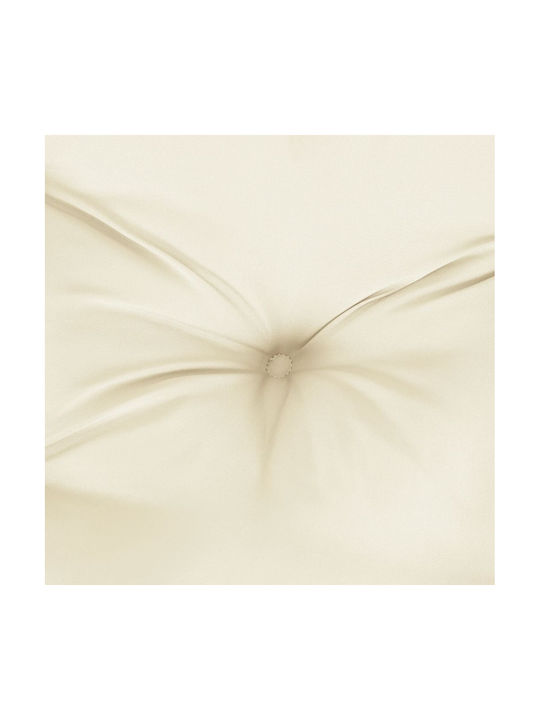 vidaXL Waterproof Bench Cushion for Garden Cream 50x200cm