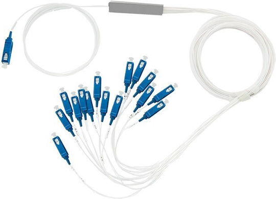 Qoltec 54209 Splitter 1x16 Sc Pc Sc Pc G.657a Singlemode 0.9mm