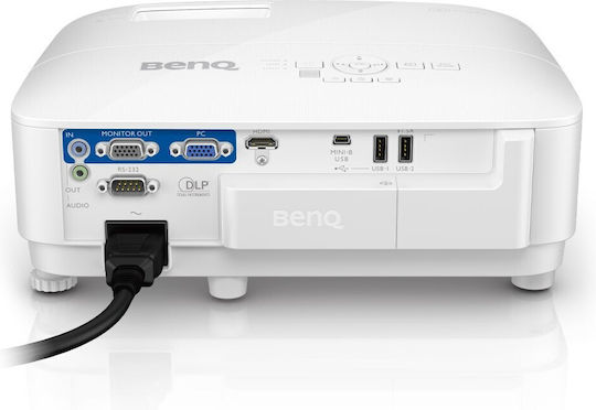 BenQ EW600 9H.JLT77.13E Proiector DLP HD Lampă Simplă cu Difuzoare Incorporate Alb