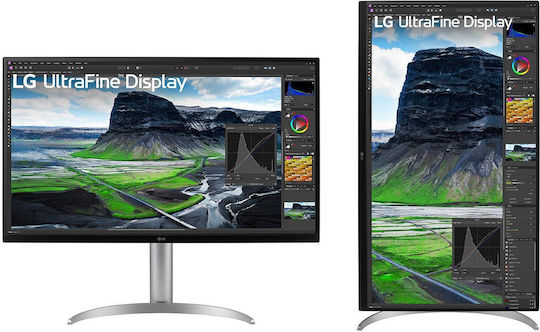 LG 32UQ850V-W IPS HDR Monitor 31.5" 4K 3840x2160 με Χρόνο Απόκρισης 5ms GTG