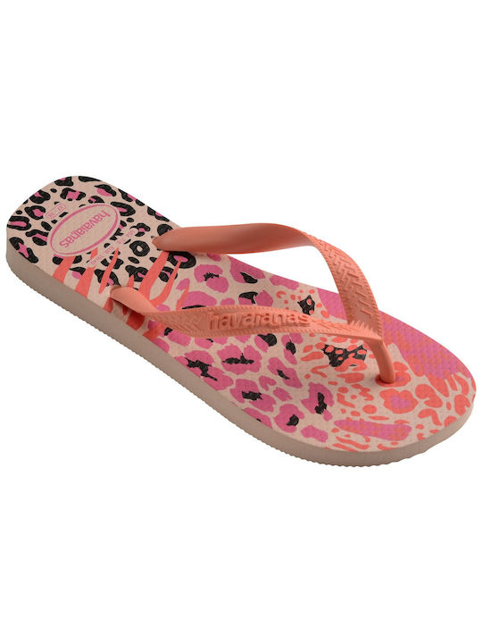 Havaianas Top Animal Σαγιονάρες σε Ροζ Χρώμα