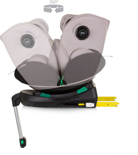 Chipolino Olympus Καθισματάκι Αυτοκινήτου i-Size με Isofix Macadamia