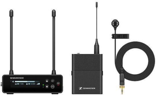 Sennheiser EW-DP-ME4-Set-R4-9 Σετ Ασύρματο Πυκνωτικό Μικρόφωνο Πέτου, Clip On, Ζώνης για Φωνητικά