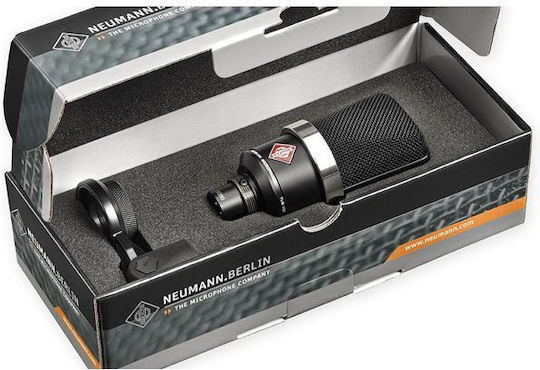 Neumann TLM 102 Кондензаторен Микрофон XLR Шоково монтиран за Вокали в Черен Цвят