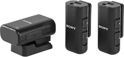 Sony Kabelloses Mikrofon ECM-W3 Shock Mounted/Clip-On-Montage Stimme