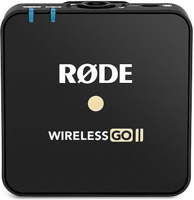 Rode Kabelloses Kondensator (Kleinmembran) Mikrofon Wireless GO II Case Bundle Revers Journalistisch