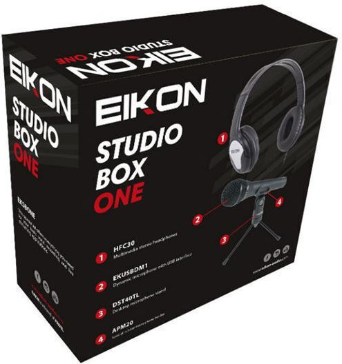 Proel EKSBONE Δυναμικό Microfon XLR / USB Portabil, Desktop, Montat pe Amortizor pentru Studio
