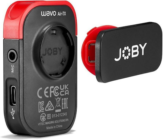 Joby JB01737-BWW Безжично Микрофон с Bluetooth Πέτου, Clip On за Вокали в Черен Цвят