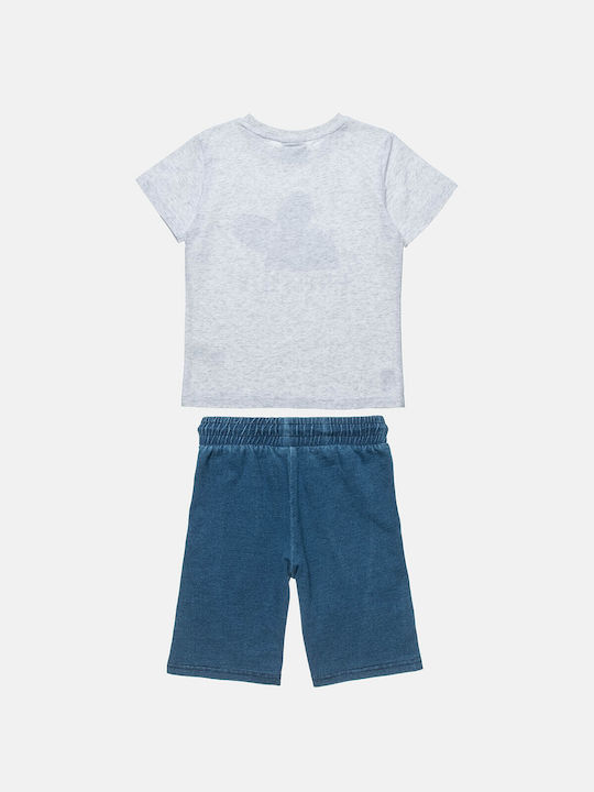 Alouette Kids Set with Shorts Summer 2pcs gri Moovers