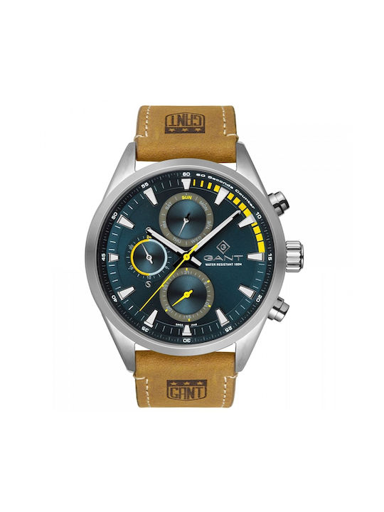 Gant Watch Battery with Brown Leather Strap