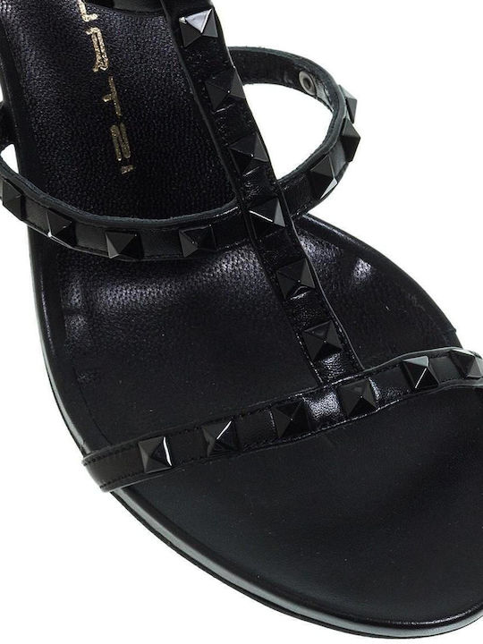 Leather Sandals Black