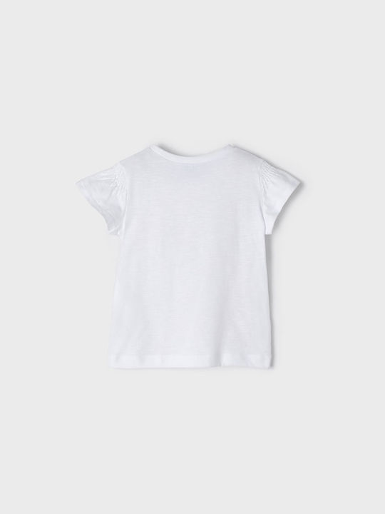 Mayoral Kids Blouse Short Sleeve White