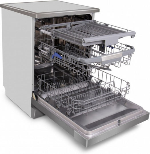 Inventor Freistehender Geschirrspüler für 14 Gedecke B60xH85cm Inox Clean Pro