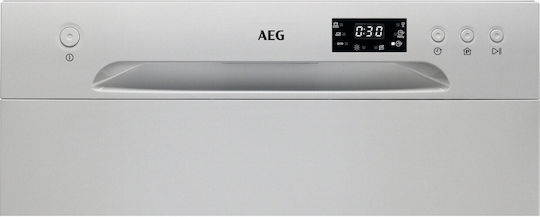 AEG Πλυντήριο Πιάτων Πάγκου για 6 Σερβίτσια Π55xY43.8εκ. Inox