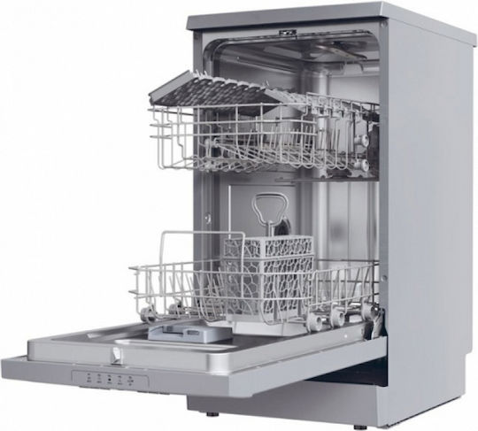 Candy Freistehender Geschirrspüler für 10 Gedecke B45xH85cm Inox