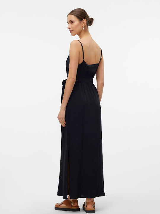 Vero Moda Summer Maxi Evening Dress Total Black