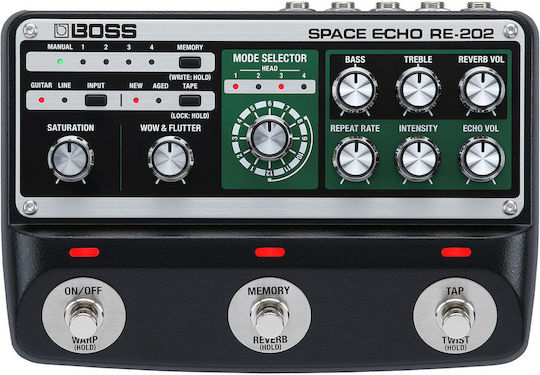 Boss Πετάλι Delay / Echo / Reverb Ηλεκτρικής Κιθάρας RE-202