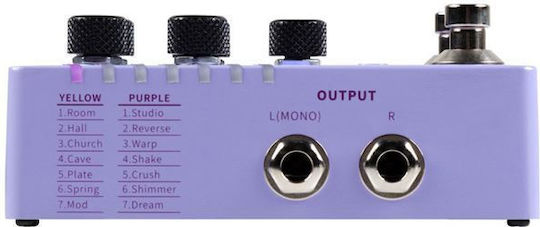 Mooer R7 X2 Pedale Wirkung Nachhall E-Gitarre