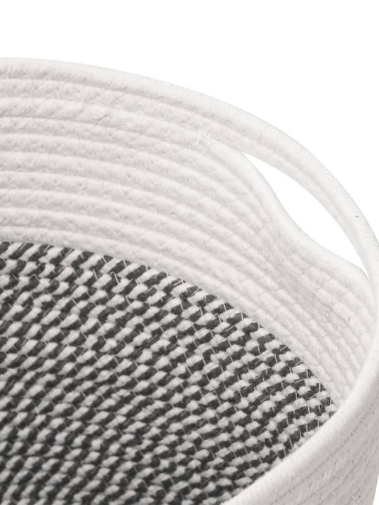 vidaXL Storage Basket Fabric Gray 28x28x28cm 2pcs