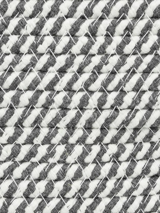 vidaXL Storage Basket Fabric Gray 28x28x28cm 2pcs