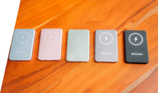 Verbatim Charge 'n' Go MagSafe Power Bank 5000mAh с USB-C порт Power Delivery Син
