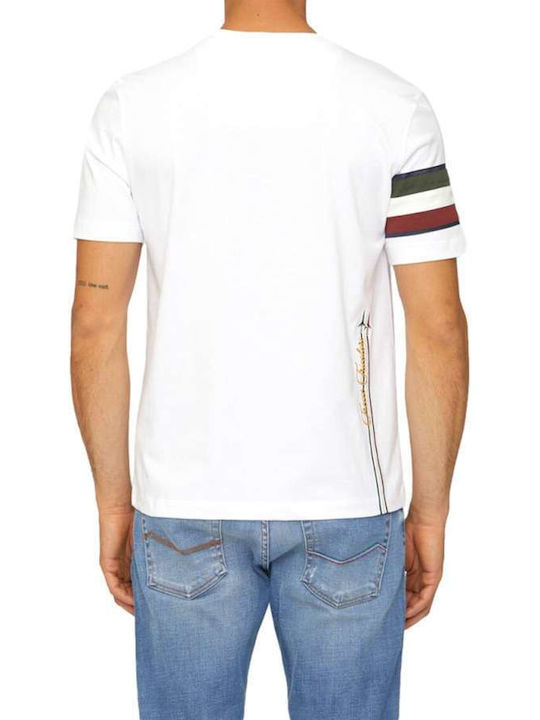 Aeronautica Militare Men's Short Sleeve T-shirt Off White