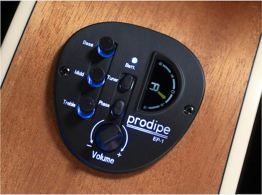Prodipe Elektro-Klassik Gitarre 4/4 Primera EQ APA2019-01445 Natürlich