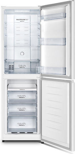 Gorenje Ψυγειοκαταψύκτης 256lt NoFrost Υ182.4xΠ55xΒ57εκ. Λευκός NRK418ECW4