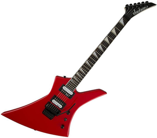 Jackson JS Series Kelly JS32 Ferrari Електрическа Китара Explorer с HH Конфигурация на Пикапите Червено
