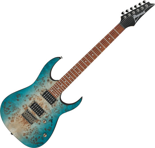 Ibanez RG421PB-CHF Electric Guitar Stratocaster with HH Pickup Configuration Caribbean Shoreline Flat