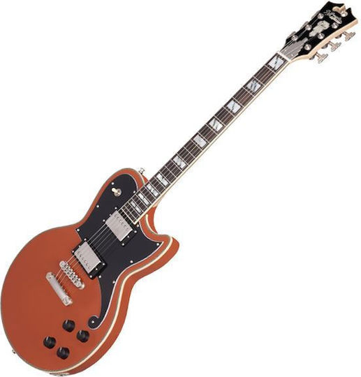 D'Angelico Deluxe Atlantic LE Ηλεκτρική Κιθάρα Single Cut με HH Διάταξη Μαγνητών Rust