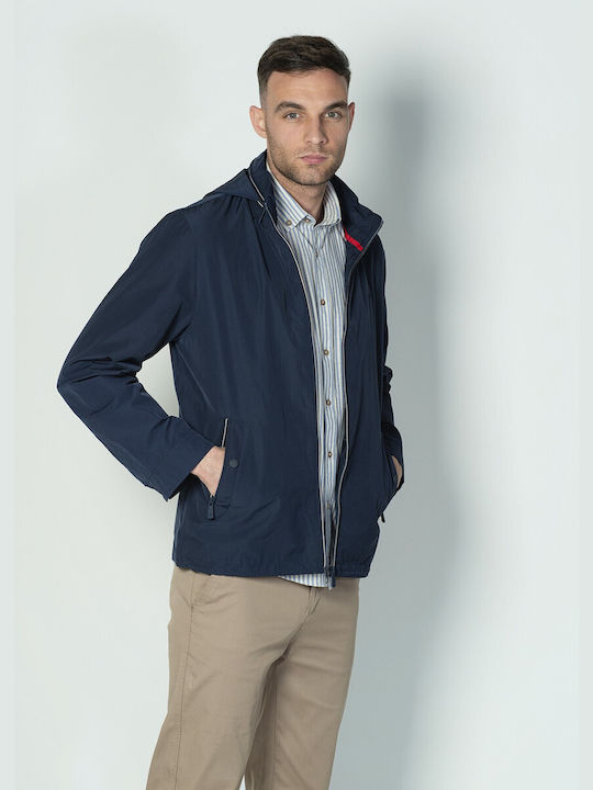 Dors Men's Jacket Waterproof and Windproof Blue