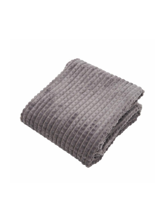 Heinner Pătură Fleece Dublă 200x220 cm Gri