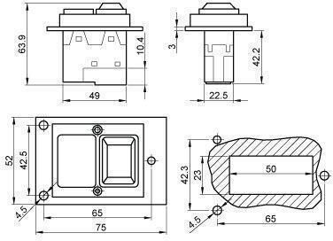 Tracon Electric Бутон Индустриални бутони SSTM-02