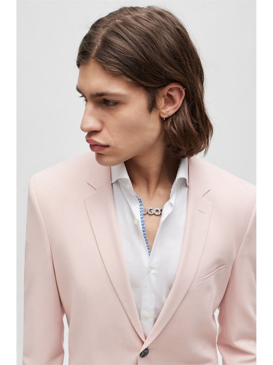 Arti Hesten Men's Winter Suit Slim Fit Pink