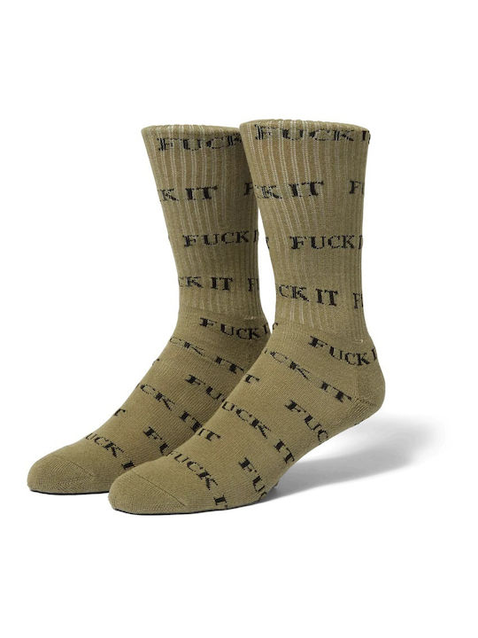 HUF Variety Men's Socks Cream-olive-brown 3Pack