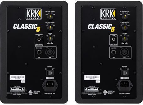 KRK RP5 RoKit Classic 5 CL-5 Studio Monitor Комплект Студио Мониторни Тонколони 5" 50W (Двойка) Черни