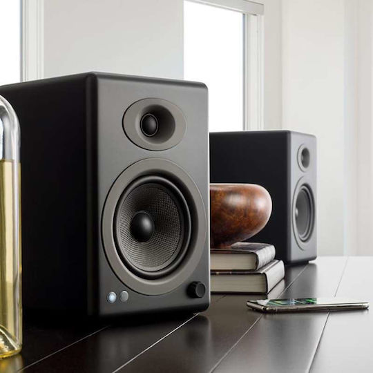 Audioengine A5+ Αυτοενισχυόμενα Ηχεία με Bluetooth 50W (Ζεύγος) Μαύρα